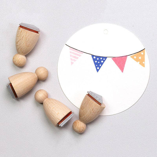 Ensemble de tampons | Guirlande de fanions — Perlenfischer