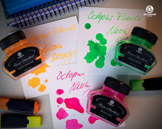 Encre fluorescente surligneur -30 ml - Octopus - Coloris au choix