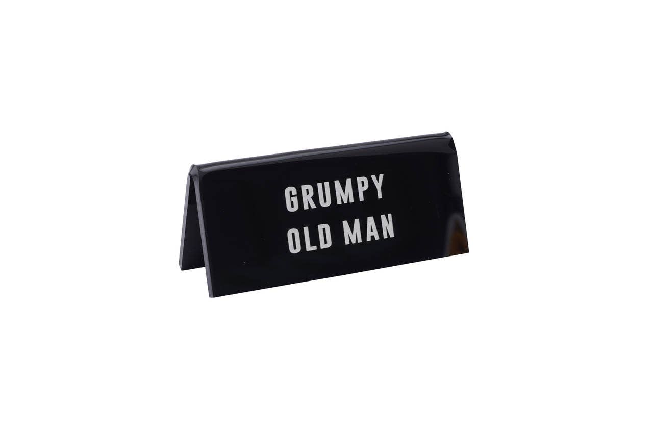 panneau-de-bureau-noir-grumpy-old-man vue 2