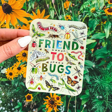 Sticker pailleté Katie Daisy – Insect Friend