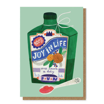 Carte de vœux « JOY IN LIFE » – Daria Solak