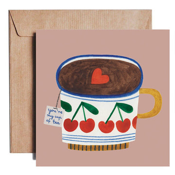 Carte de vœux « CUP OF TEA » – Daria Solak