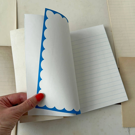Journal de carte vintage en lin - Sukie