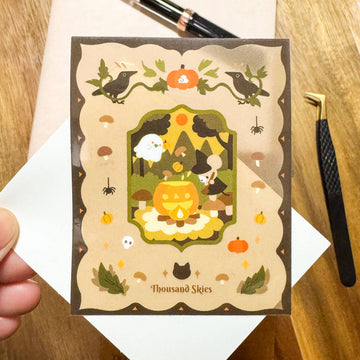 Sticker vinyle transparent Pumpkin Stew | Thousand Skies