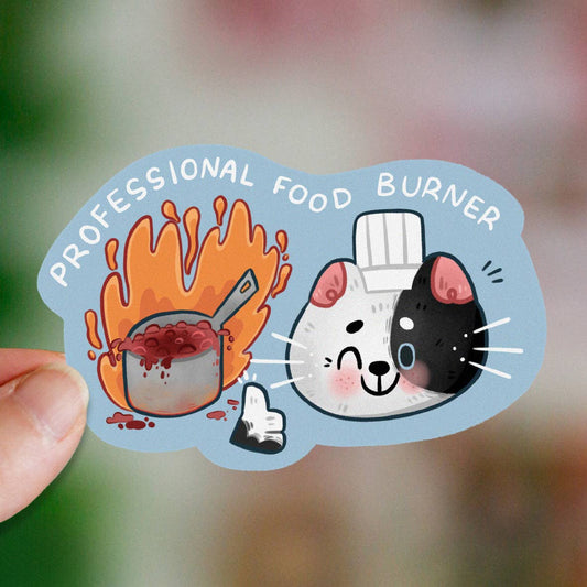 Sticker « Chef-d’œuvre brûlé » – 2 modèles au choix | My Sweet Paper Card