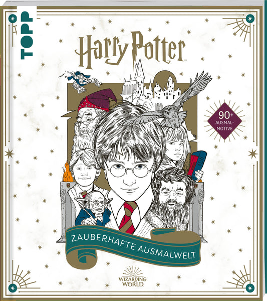 Livre de coloriage – Harry Potter : Monde Enchanté à Colorier