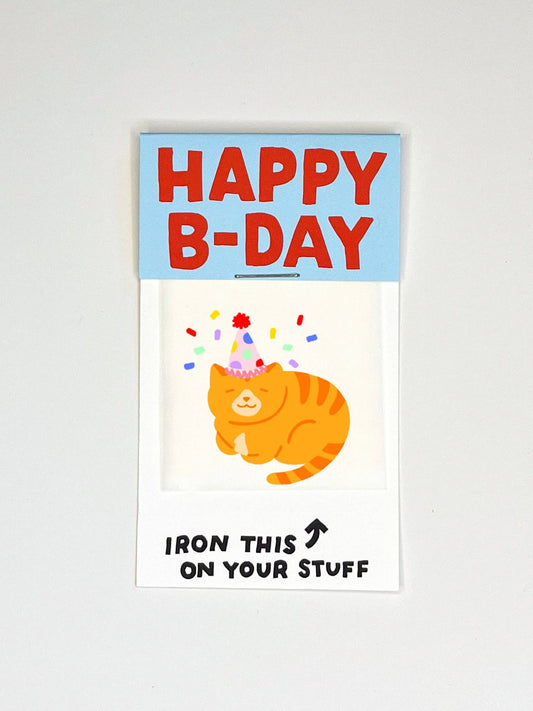 carte-thermocollante-joyeux-anniversaire-chat-lil-something vue 1