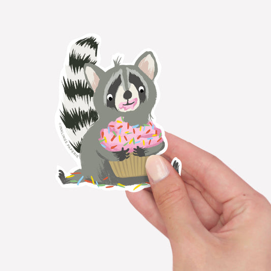 Autocollant vinyle – Raton gourmand