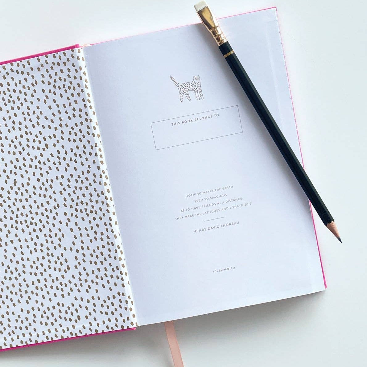 carnet-dadresses-wild-cats-rose vue 3