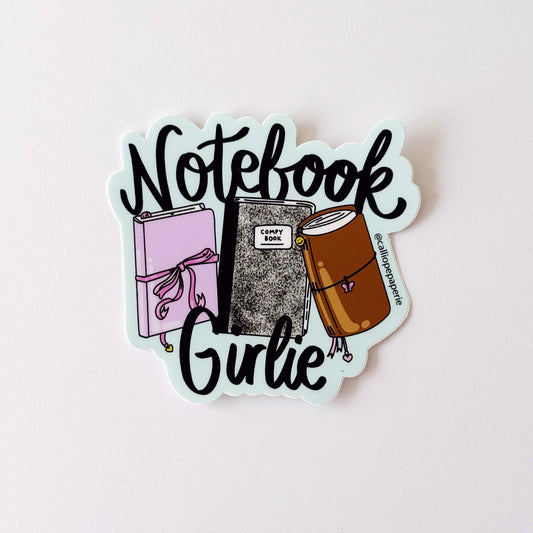 Autocollant vinyle – Girls Who Love Notebooks