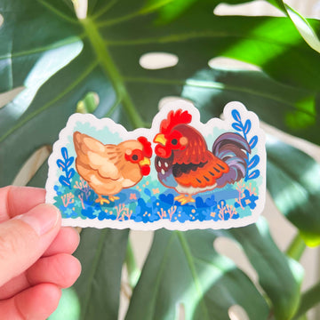 Sticker vinyle Rooster and Hen – Thousand Skies