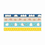 Hosomasu – Set de Washi tapes fins 5 m – RYU-RYU - Motif au choix