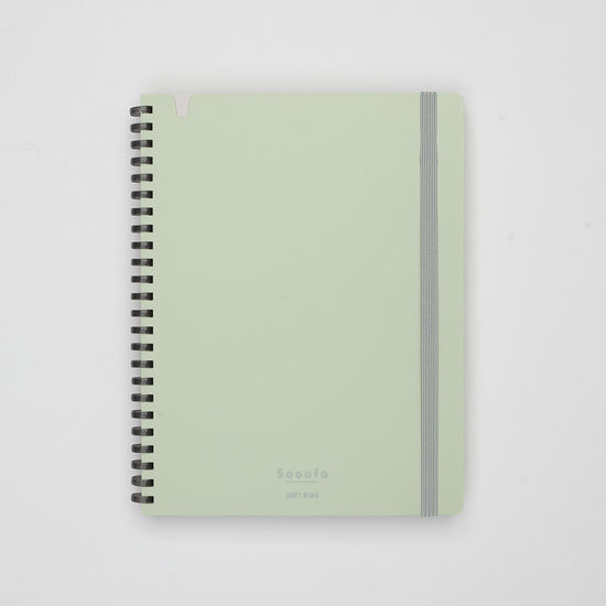 Carnet anneaux A5 – Kokuyo Sooofa Vert
