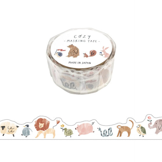 Washi Tape découpé – Collection Cozy Animaux