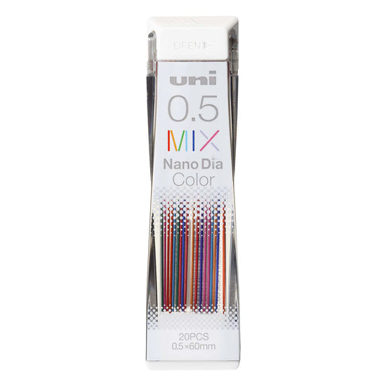 Uni Nano Dia – Recharges de Mines Couleur 0.5 mm photo mix color