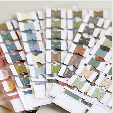 Stickers index vintage dorés — BenStore