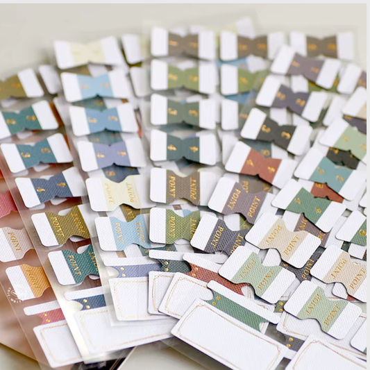 Stickers index vintage dorés — BenStore