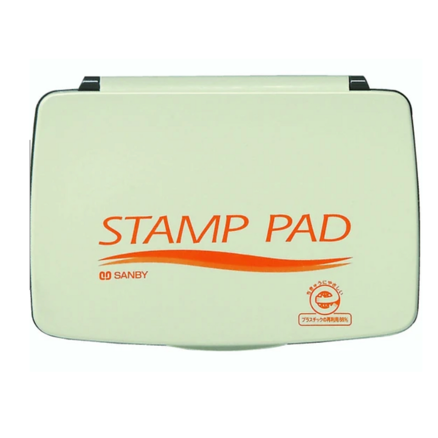 Tampon encreur Sanby - couleur de l'encre au choix orange