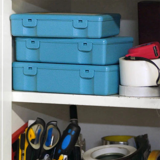 Set de 4 boîtes de rangement empilables