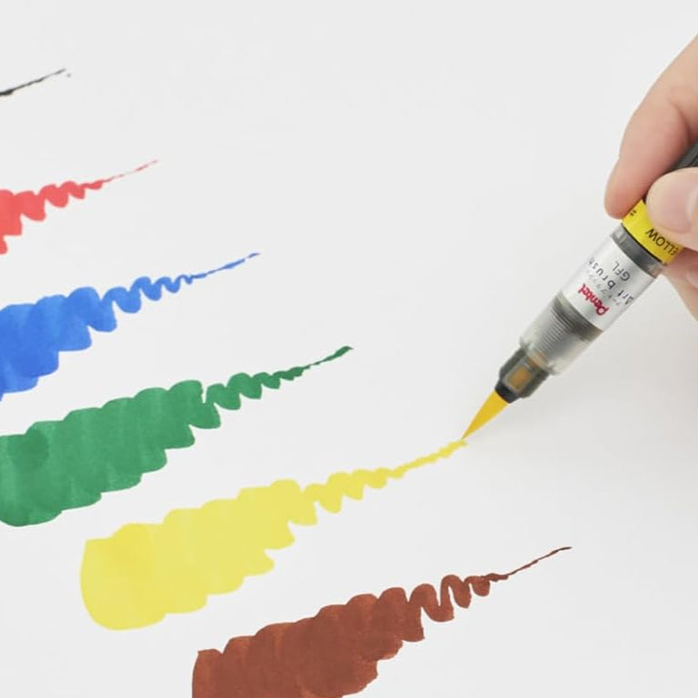 pinceau couleurs primaires
