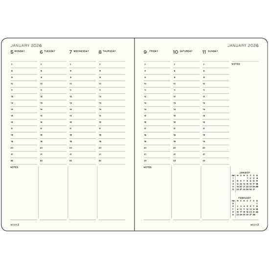 planificateur-semainier-2026-medium-a5-francais-leuchtturm1917 vue 2