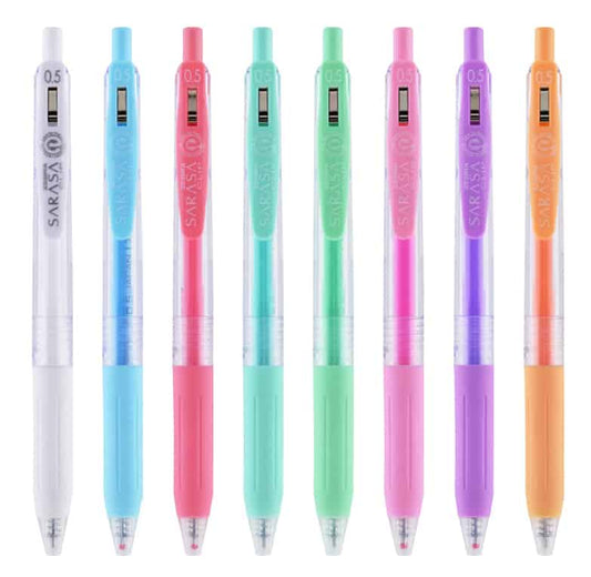 Stylo Clip Sarasa Gel Milk 0,5 mm