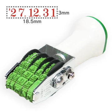 Tampon dateur rétro – Sanby  - Taille 5 - Format Européen