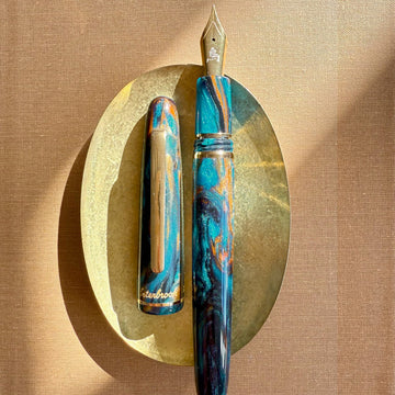 Stylo plume Esterbrook x BUNGUBOX – Kingfisher Teal & Copper