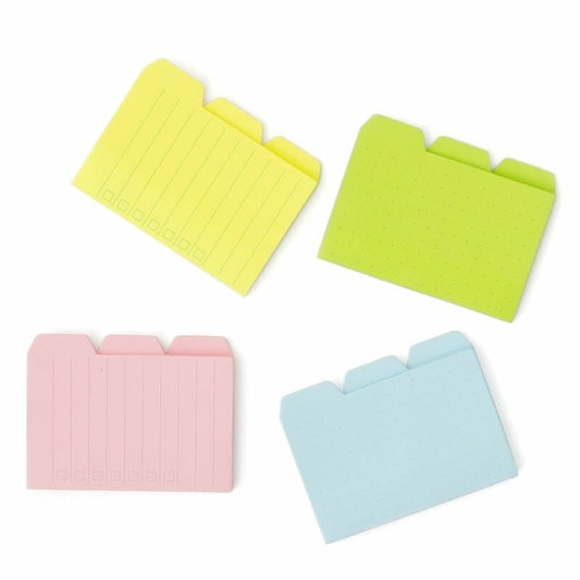 Sticky Tab - Onglets adhésifs d’indexation – Rose, Vert, Bleu ou Jaune – Hightide