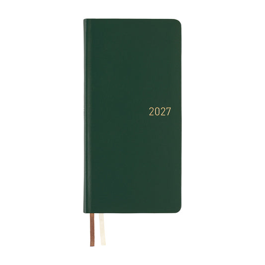 Weeks - Leather - Forest Green - 2027 - Hobonichi