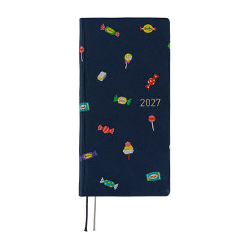 Weeks Mega - Bow & Tie - Candy Dream - 2027 - Hobonichi