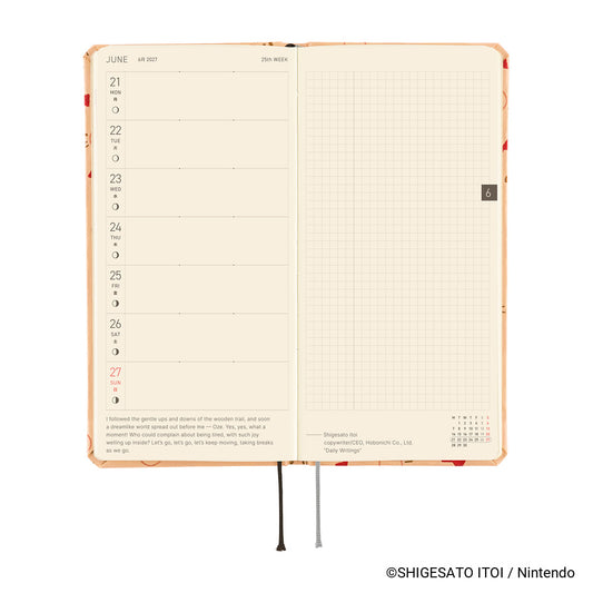 Weeks - MOTHER - Mr. Saturn Pattern - 2027 - Hobonichi