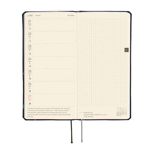 Weeks - Bow & Tie - Candy Dream - 2027 - Hobonichi